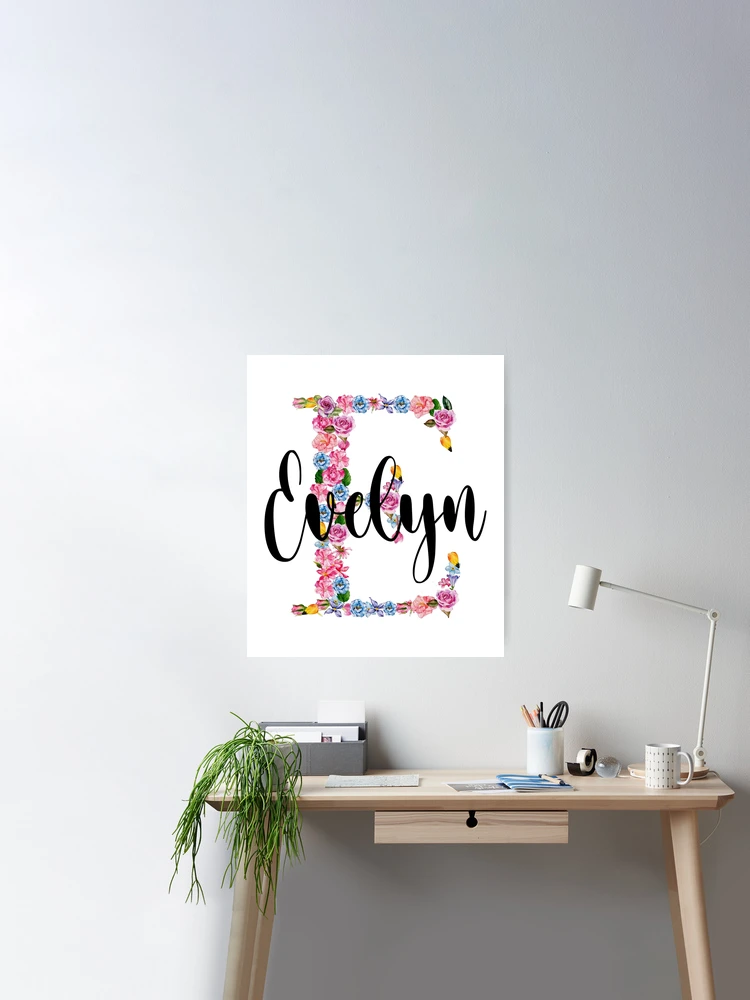 Evelyn Name - Meaning of the Name Evelyn  Greeting Card for Sale by  bahjaghraf