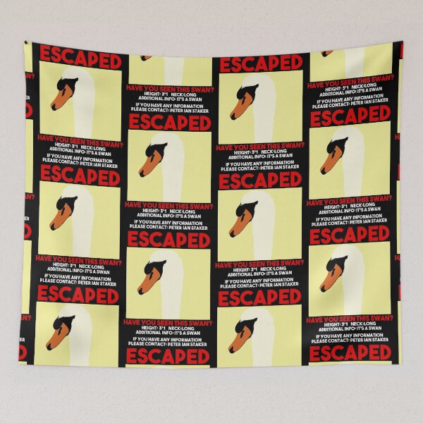 Item preview, Escaped swan film quote police meme designed and sold by Captain-Jackson.