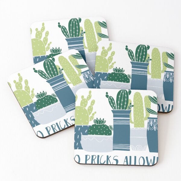 Item preview, Cactus - Blues - No Pricks Allowed designed and sold by Spitfire July Doodles.