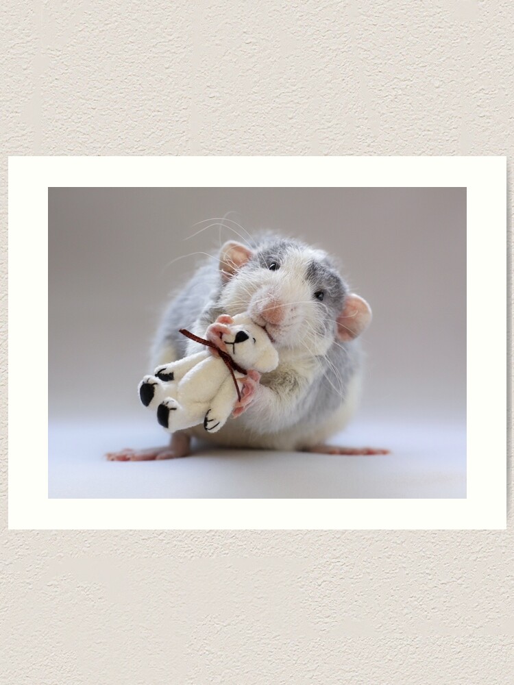 Alternate view of My bear :) Art Print