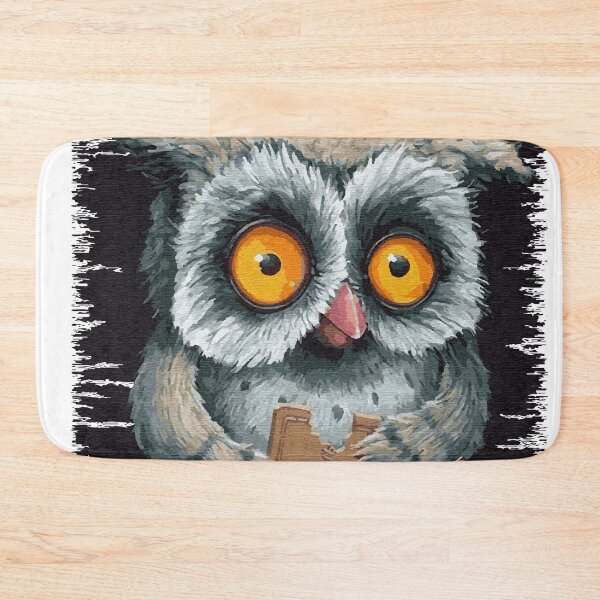 Item preview, a wise tired owl with a liver designed and sold by badgermark.