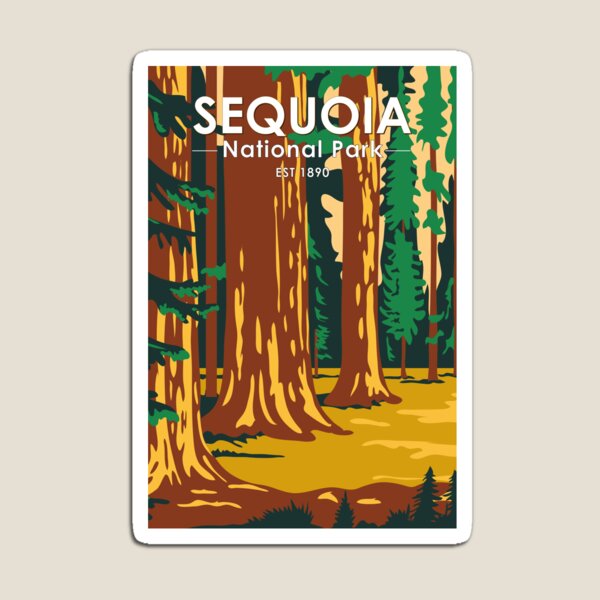Sequoia National Park Magnet \u2014 Collectible Colorful & Waterproof! Sequoia National Park Magnet \u2014 Collectible Colorful & Waterproof!