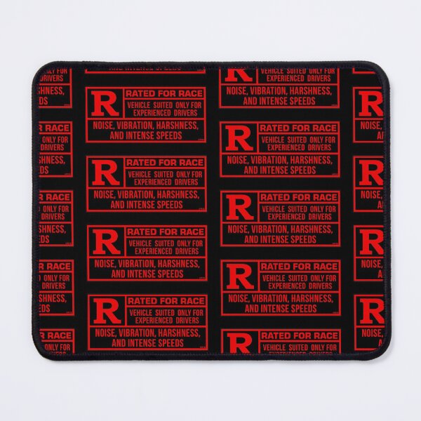 Item preview, Rated R For Race - Black/Red designed and sold by TswizzleEG.