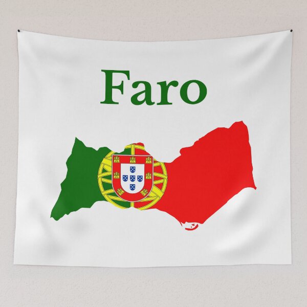 Item preview, Faro District Map Design, Portugal. designed and sold by marosharaf.