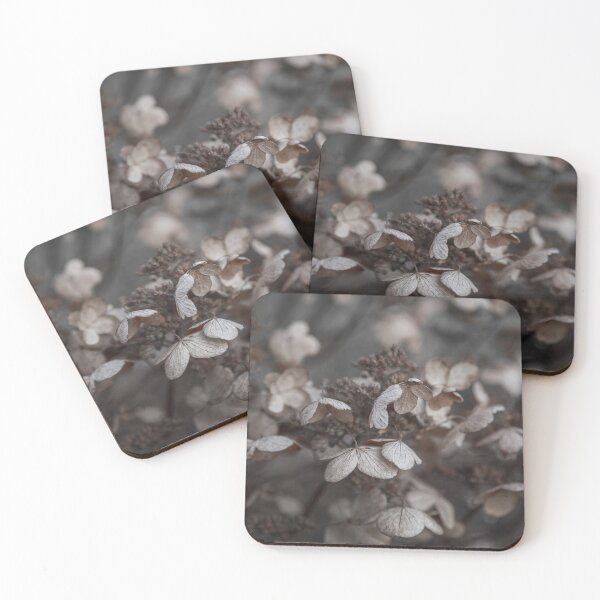 Item preview, Beige and Gray Hydrangea Blossoms designed and sold by Brooke T Ryan Photographic Art.