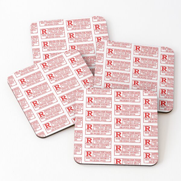 Item preview, Rated R For Race - White/Red designed and sold by TswizzleEG.