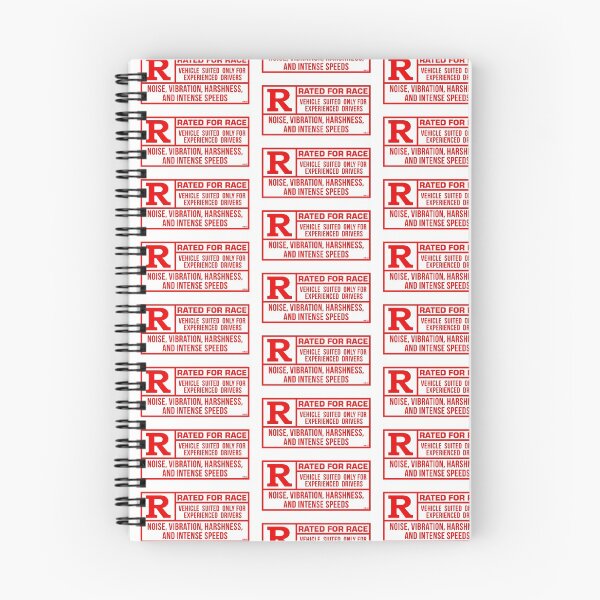 Item preview, Rated R For Race - White/Red designed and sold by TswizzleEG.