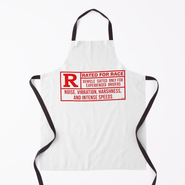 Item preview, Rated R For Race - White/Red designed and sold by TswizzleEG.