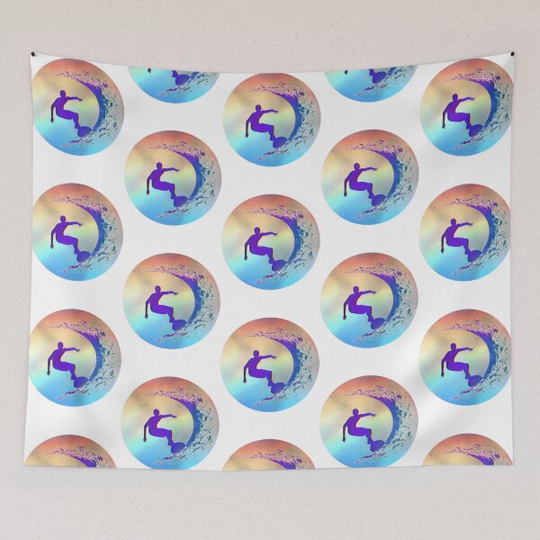 Item preview, SURF ART - SURFER ON LONGBOARD CATCHING WAVES - SURFING LIFE designed and sold by MrCreativeArts.