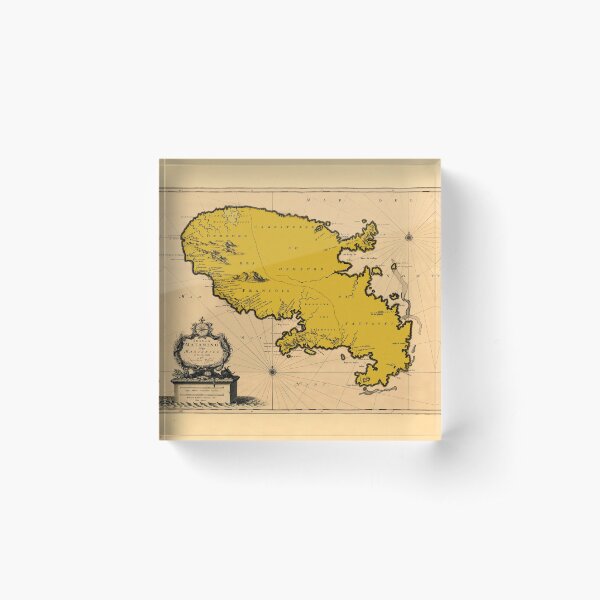 Aperçu de l'œuvre Carte de la Martinique 1717 créée et vendue par mollyfare.