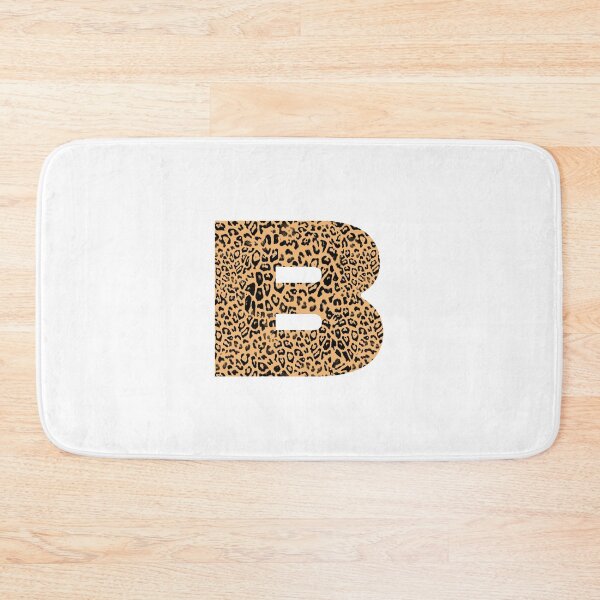 Aperçu de l'œuvre Haute Leopard Lettre "B" Initiale Avec Riche Imprimé Léopard créée et vendue par HauteLeopard.