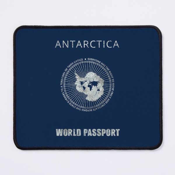 Item preview, Antarctica World Vintage Passport designed and sold by Lidra Zehcnas.