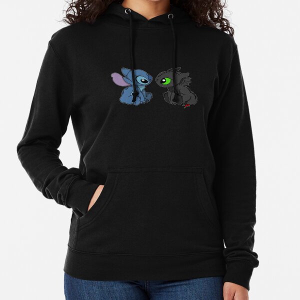 Toothless and Stitch Lightweight Hoodie
