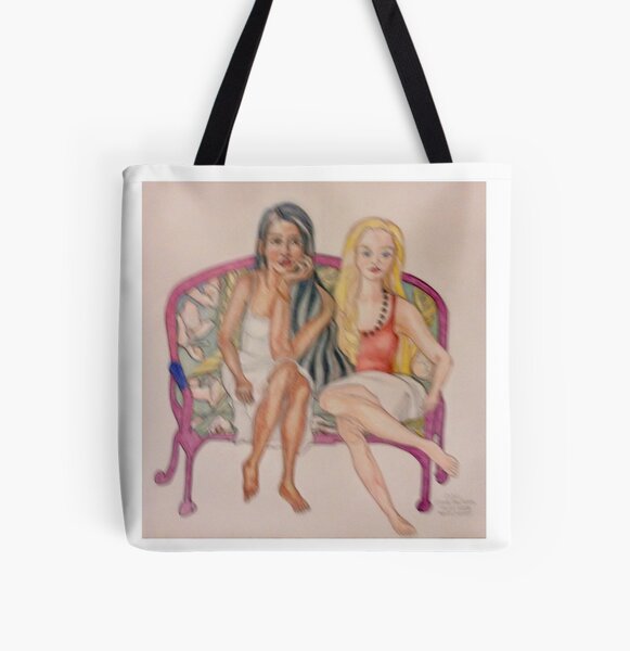 “Ginger and Lily” All Over Print Tote Bag