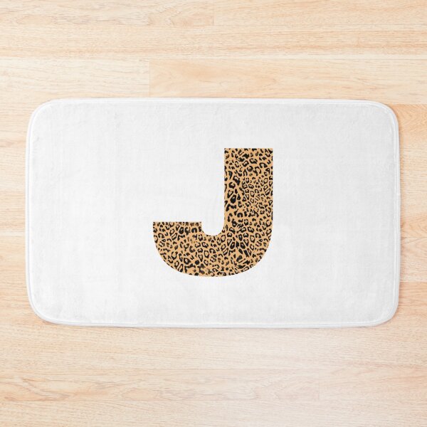 Aperçu de l'œuvre Haute Leopard Lettre "J" Initiale Avec Riche Imprimé Léopard créée et vendue par HauteLeopard.
