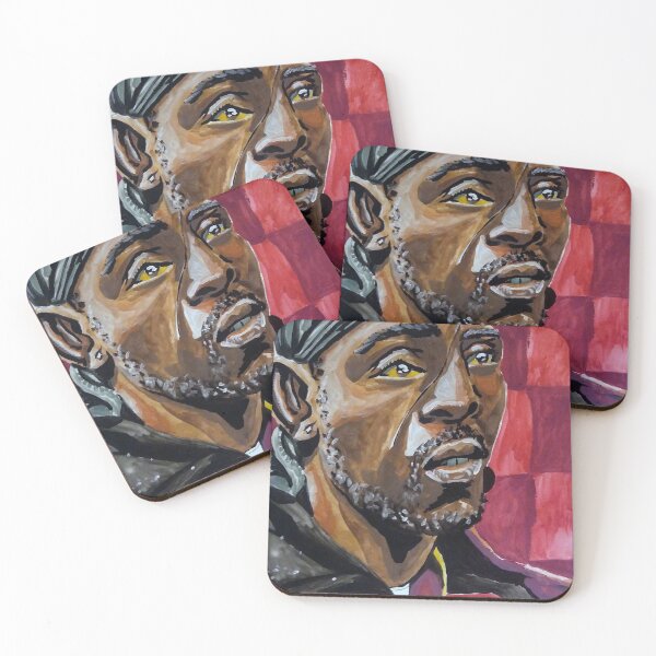 Item preview, Retrato en acuarela de The Wire "Omar Little" (original) designed and sold by Stag Art Studios.