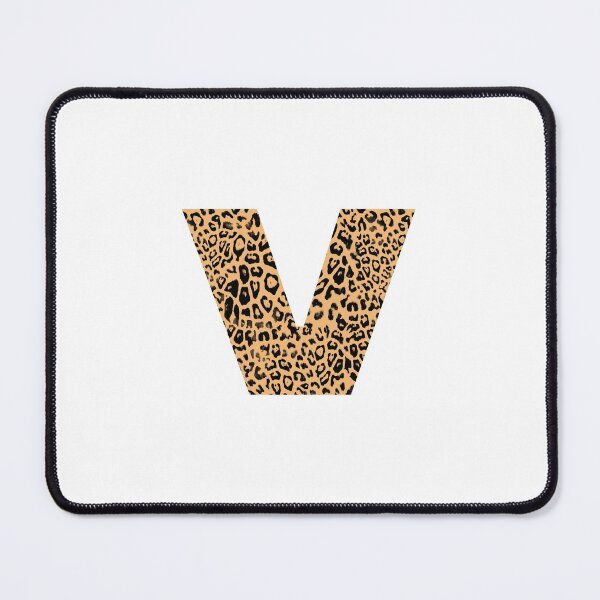 Item preview, Haute Leopard Letter "V" Initial With Rich Leopard Print designed and sold by HauteLeopard.