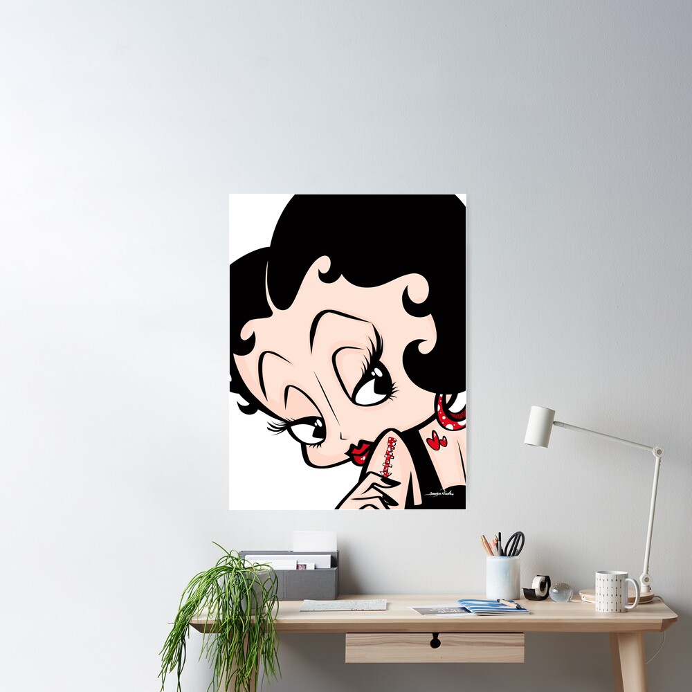 Betty Boop OG by Art In The Garage Yoga Mat