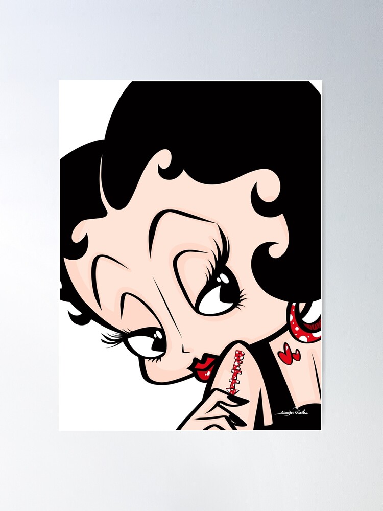 Betty Boop - Black Kiss Poster Poster Print - Item # VARNMR24897 -  Posterazzi