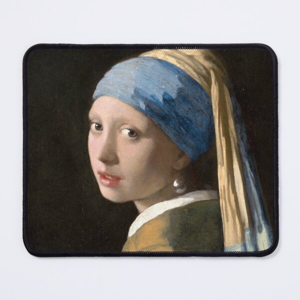 Item preview, Girl with a Pearl Earring by Dutch Golden Age Painter Johannes Vermeer Picture  designed and sold by BerryCats.