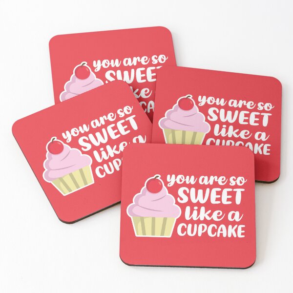 Item preview, You're So Sweet, Like a Cupcake (Red BG) designed and sold by FilipeFerreira.