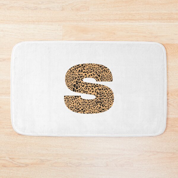 Aperçu de l'œuvre Haute Leopard Lettre "S" Initiale Avec Riche Imprimé Léopard créée et vendue par HauteLeopard.