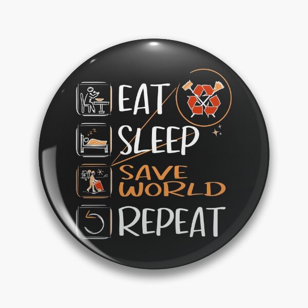Item preview, Super Trashman saves the World. Eat, sleep, save world, repeat. Garbageman designed and sold by funnycolors.