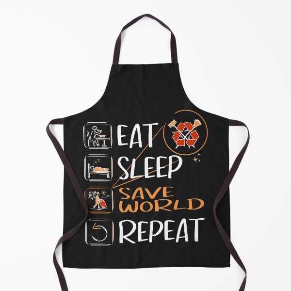 Item preview, Super Trashman saves the World. Eat, sleep, save world, repeat. Garbageman designed and sold by funnycolors.