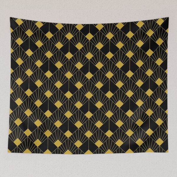 Item preview, Art Deco Black and Gold Pattern designed and sold by DavidASmith.