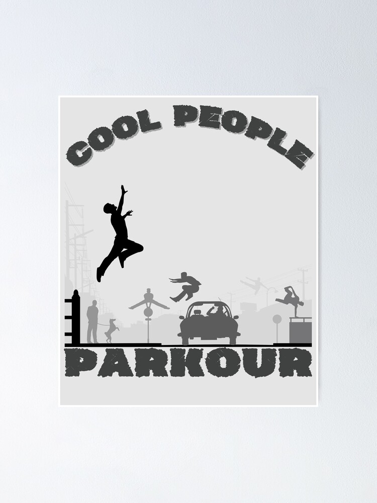 Poki Parkour Race Art Prints for Sale