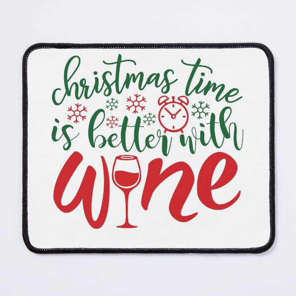 Item preview, Christmas time is better with wine designed and sold by Creole Content Creations.