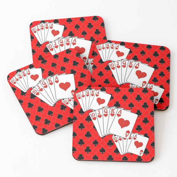 Item preview, RED CASINO GAMBLING POKER CARDS SUITES PATTERN  designed and sold by sharlesart.