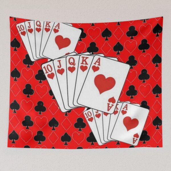 Item preview, RED CASINO GAMBLING POKER CARDS SUITES PATTERN  designed and sold by sharlesart.