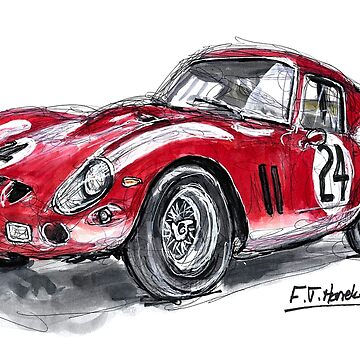 Ferrari 250 GTO | Art Board Print