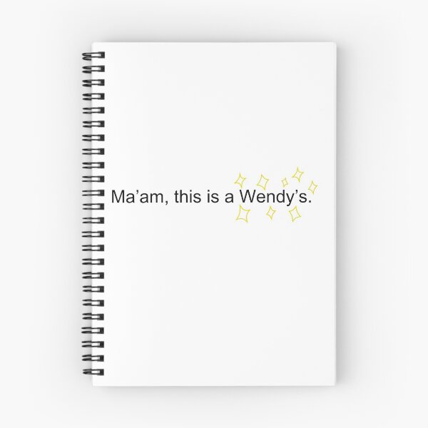 Item preview, Ma'am, this is a Wendy's designed and sold by lil-shardi1.