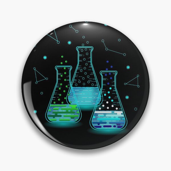 Item preview,  chemistry, biology, flasks with chemical liquid, chemical reaction designed and sold by Dante Valentain.