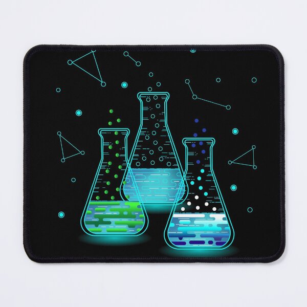 Item preview,  chemistry, biology, flasks with chemical liquid, chemical reaction designed and sold by Dante Valentain.