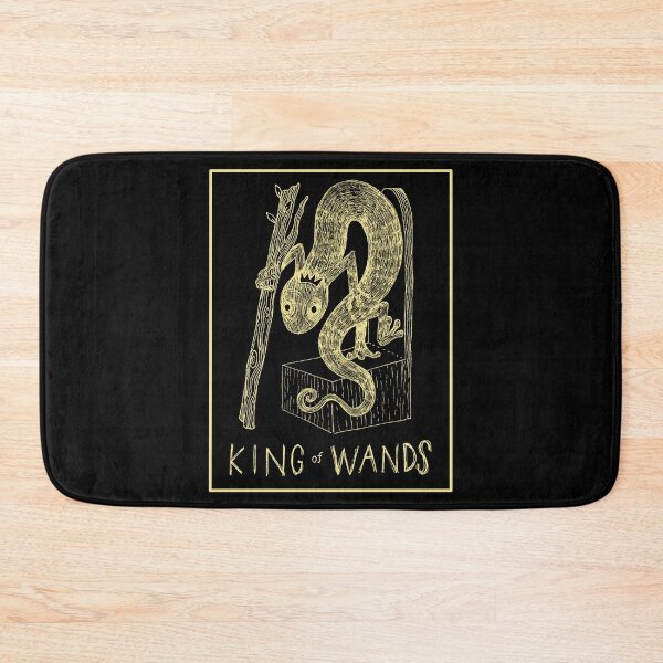 Item preview, The King of Wands Tarot Card designed and sold by Owl-n-bear.