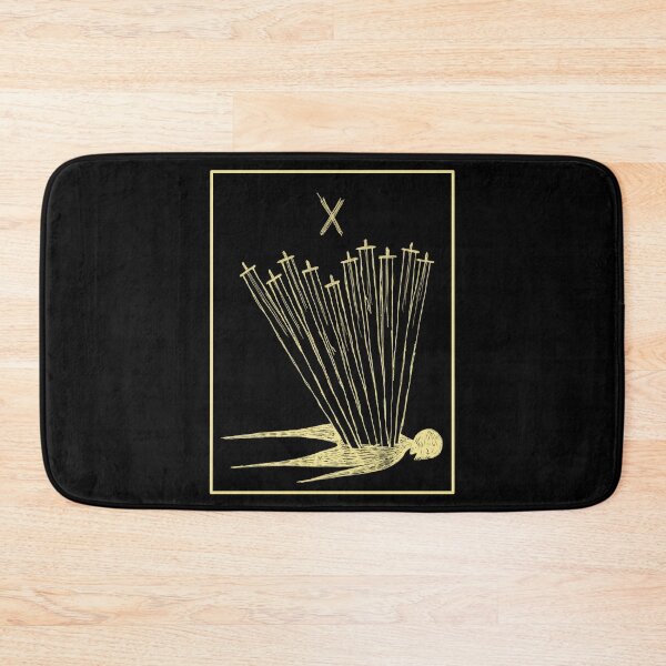 Item preview, The Ten of Swords Tarot Card designed and sold by Owl-n-bear.