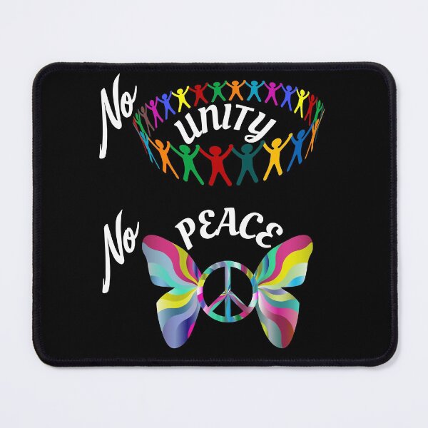 Item preview, No Unity No Peace-White Text designed and sold by Trendi61.