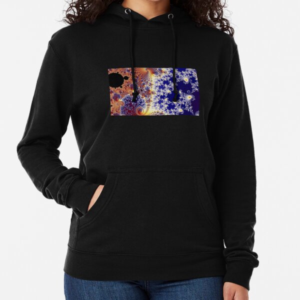 Mandelbrot Fractal Lightweight Hoodie