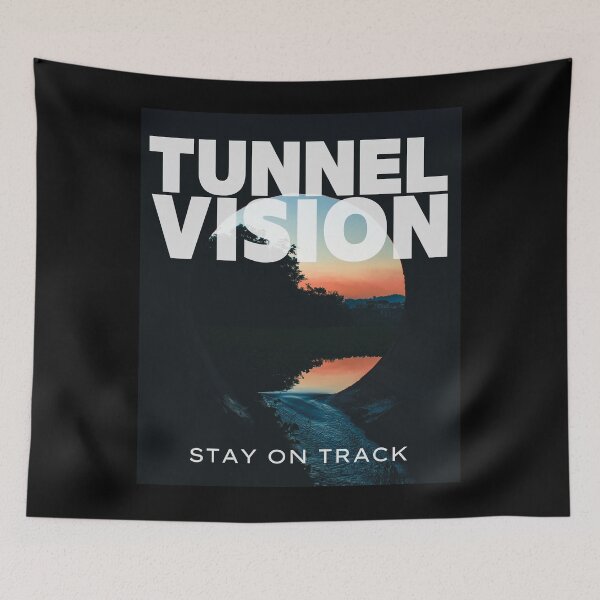 Item preview, Tunnel Vision Stay On Track designed and sold by uranus-art.