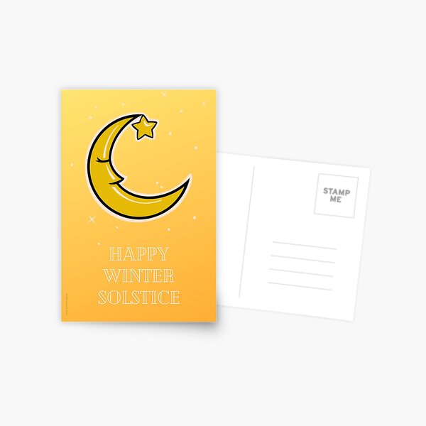 Happy Winter Solstice Postcard