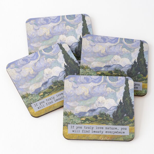 Item preview, Vincent van Gogh - Wheat Field with Cypresses designed and sold by PinkPerfect.