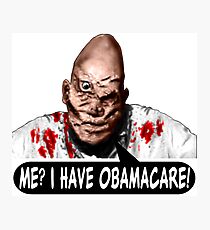 OBAMACARE MAN Photographic Print