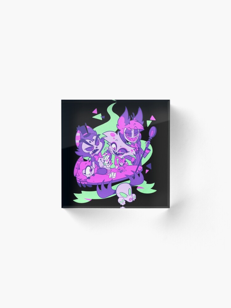 Alastor Husk Nifty and Angel Dust Playing Cards - Hazbin Hotel