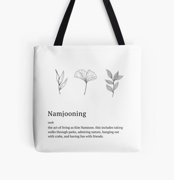 Artikel-Vorschau von Einkaufstasche Namjooning - BTS inspirierte Einkaufstasche, designt und verkauft von SofiaBTShop.