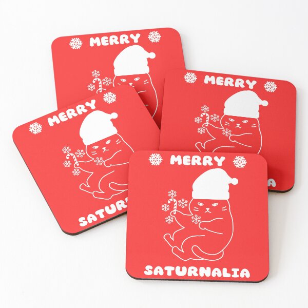 Item preview, Merry Saturnalia Cat designed and sold by coloronym.