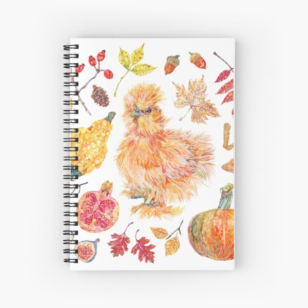 Item preview, Fall Harvest Silkie Chicken designed and sold by becca-boyce.