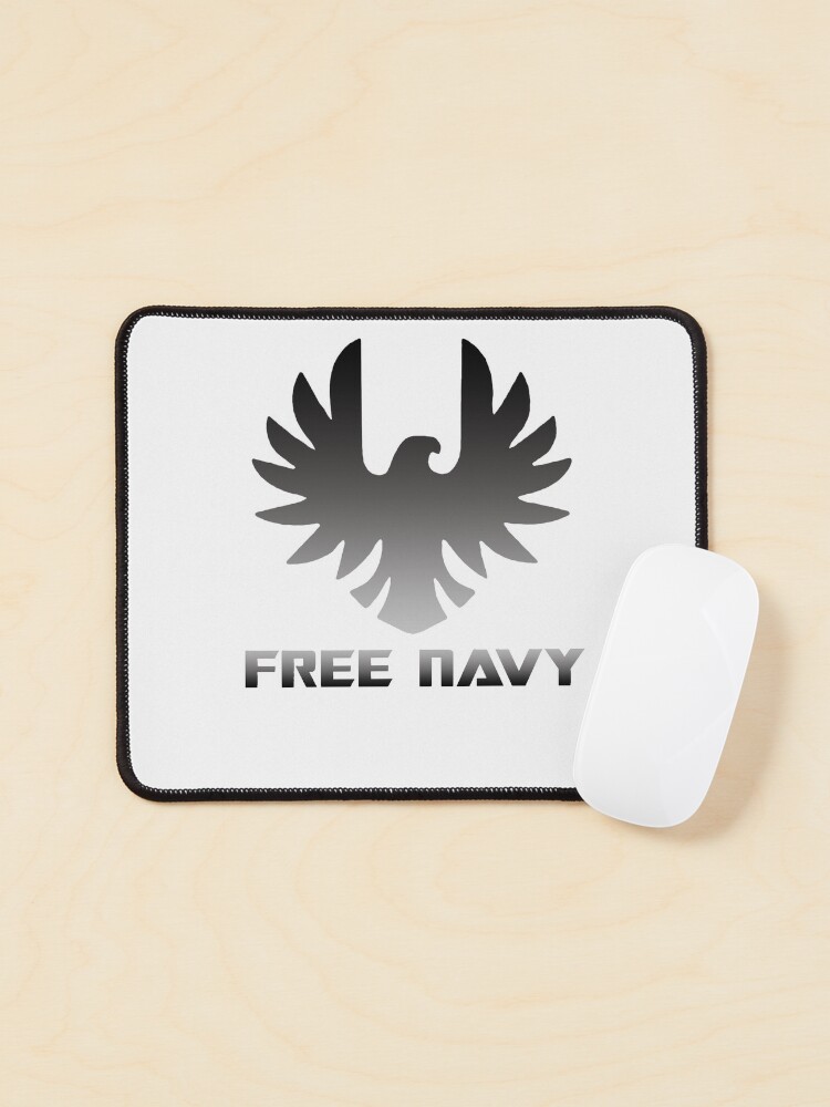 Free Navy done in gradient effect Expanse Pella Mouse Pad